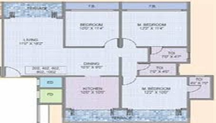 Konark Shree Krishna Paradise Floor Plan