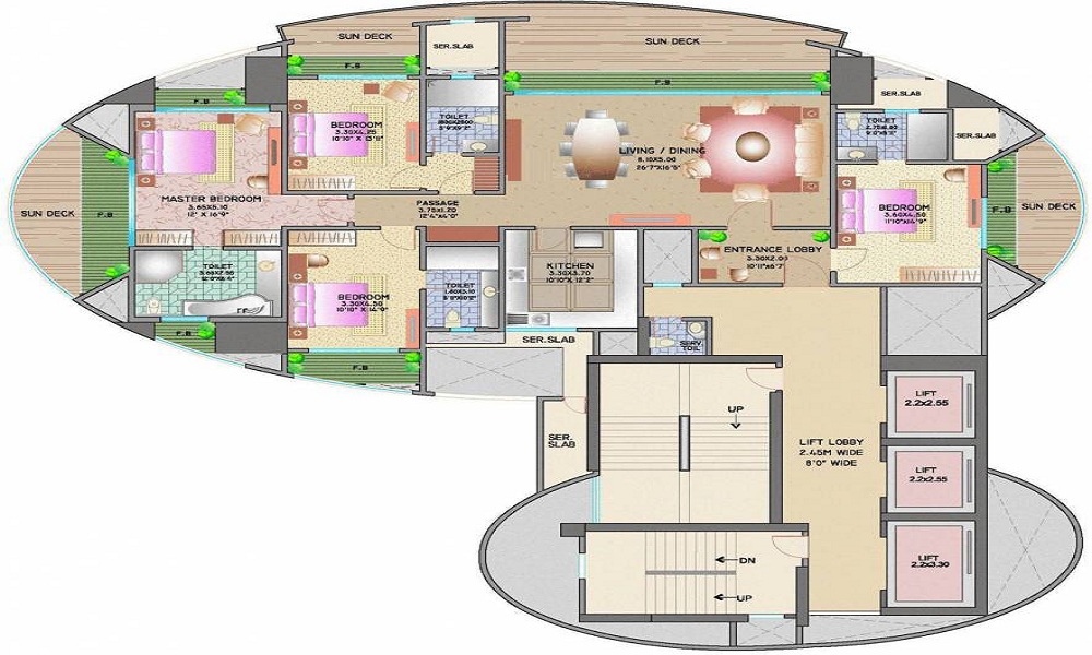 Lokhandwala Victoria Floor Plan