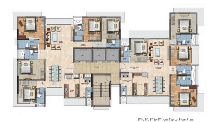 Sunteck Reality Ltd Floor Plan