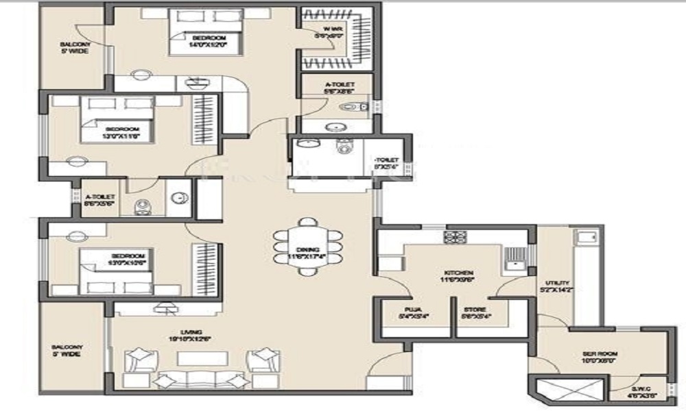 Valmark CityVille Floor Plan