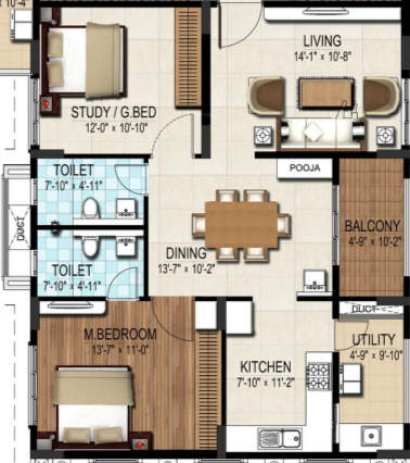 DSR Lotus Towers Floor Plan