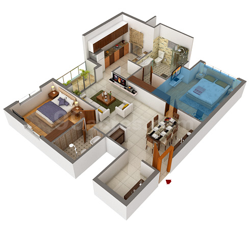 Lodha Meridian Floor Plan