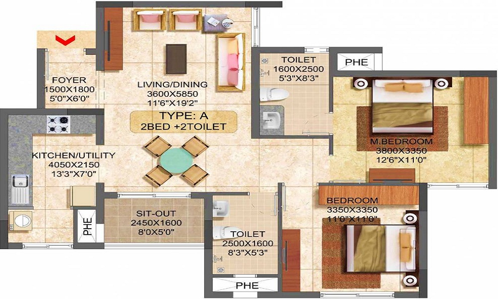 Prestige Boulevard Floor Plan