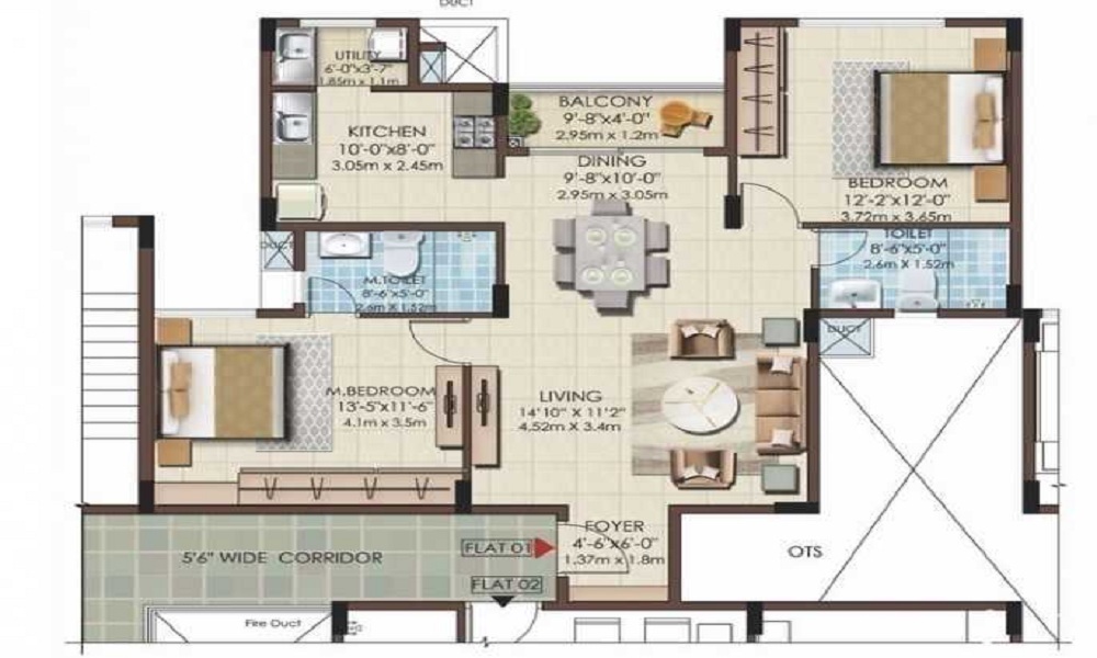 Mahaveer Celesse Floor Plan