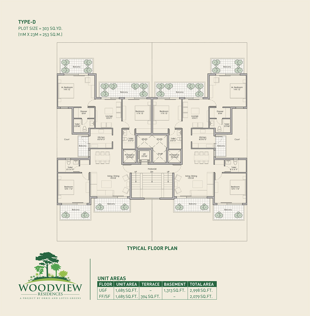 Lotus Greens Woodview Residences Floor Plan