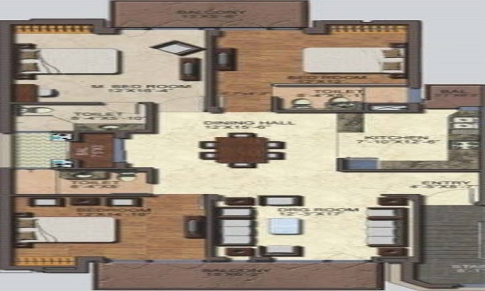 S S  Almeria Floor Plan