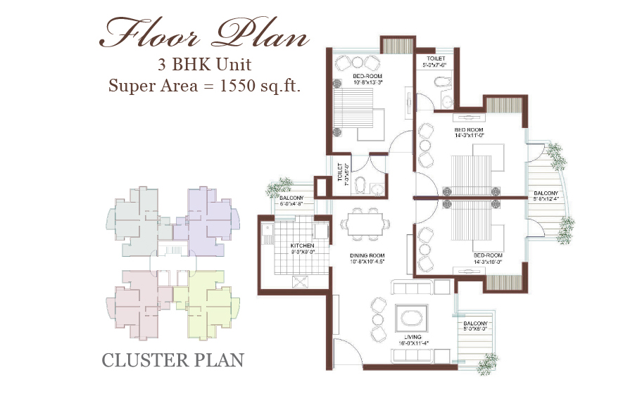 Tulip Petals Floor Plan