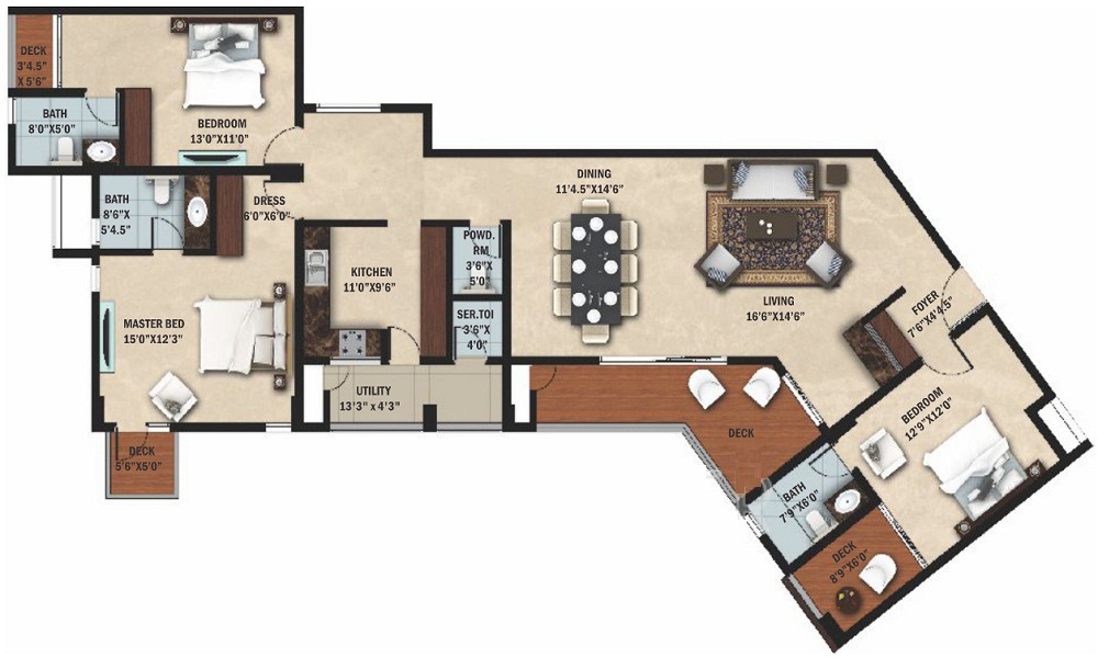 ETA Star Lilac Heights Floor Plan