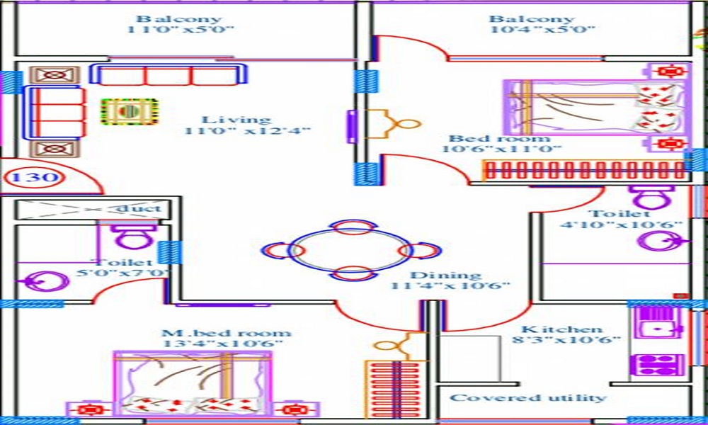 Venkat Windsor East Floor Plan