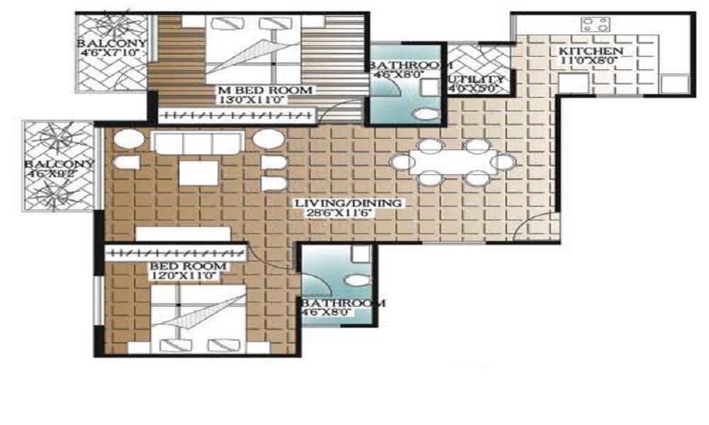 Unishire Atrium Floor Plan