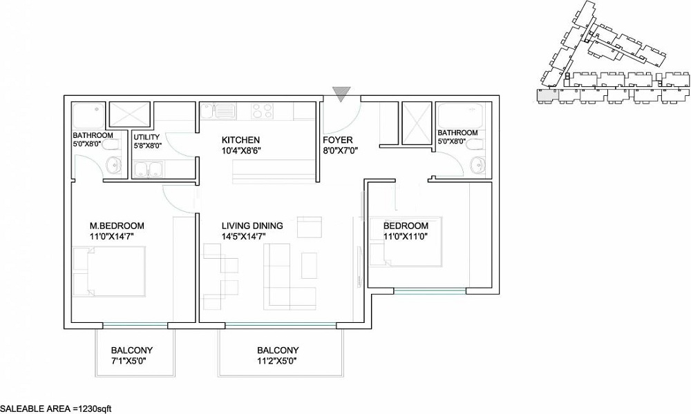 Unishire Verzure Floor Plan