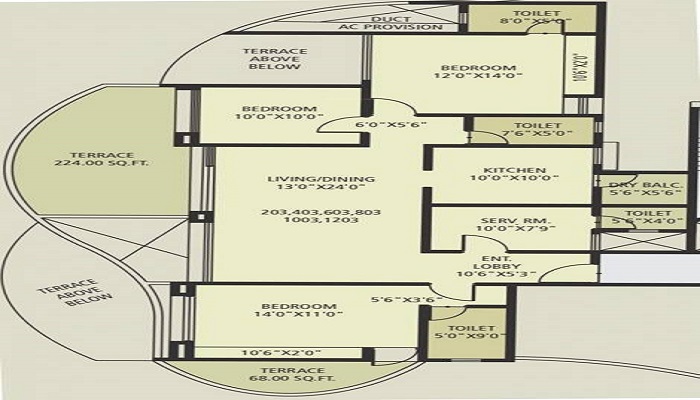 Guardian The Palladium Floor Plan
