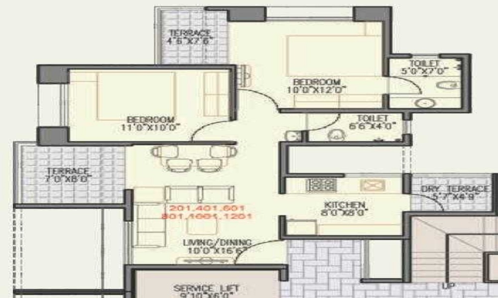 AG West One Floor Plan