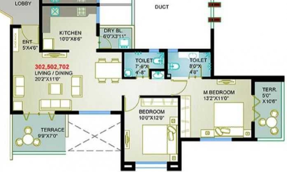 Nobles Palm One Floor Plan