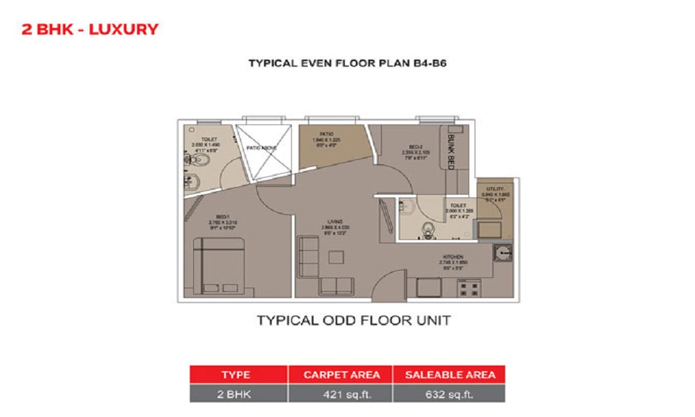 1 BHK+1T 456/sqft-saleable Sqft Apartment For Sale In XRBIA Talegaon In Hinjewadi Floor Plan