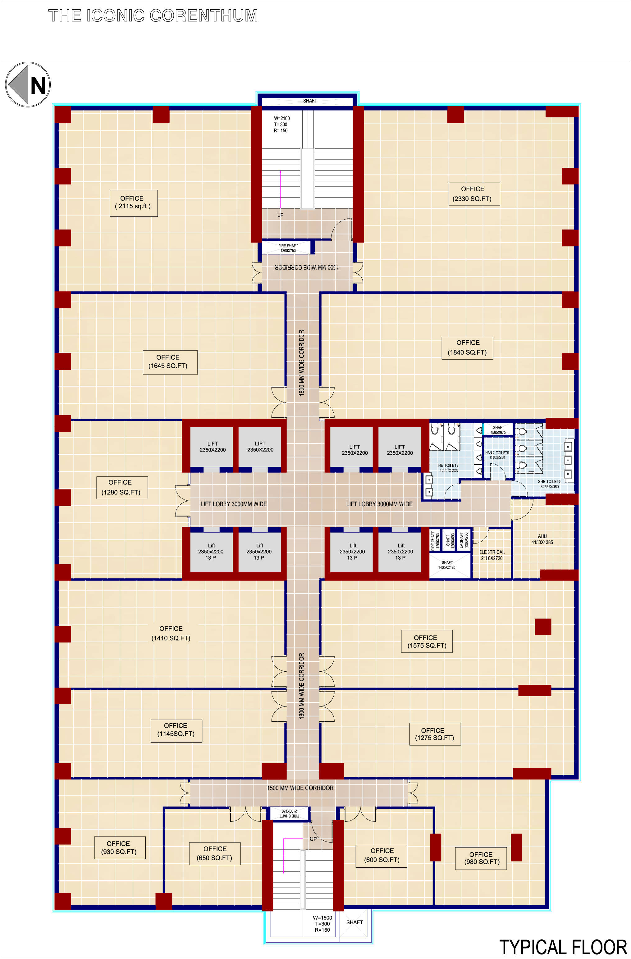 The Iconic Corenthum Floor Plan