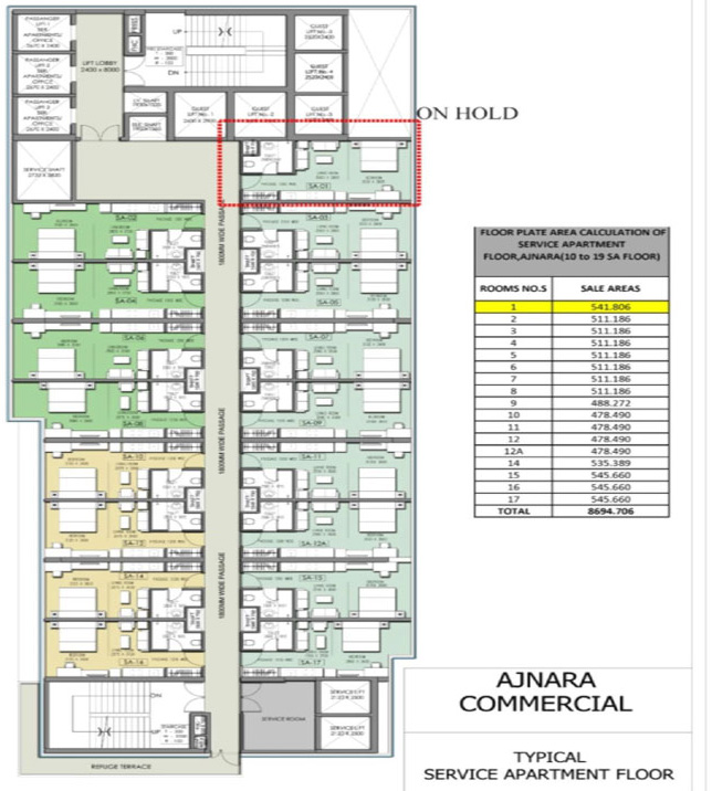 Ajnara The Megaleio Floor Plan
