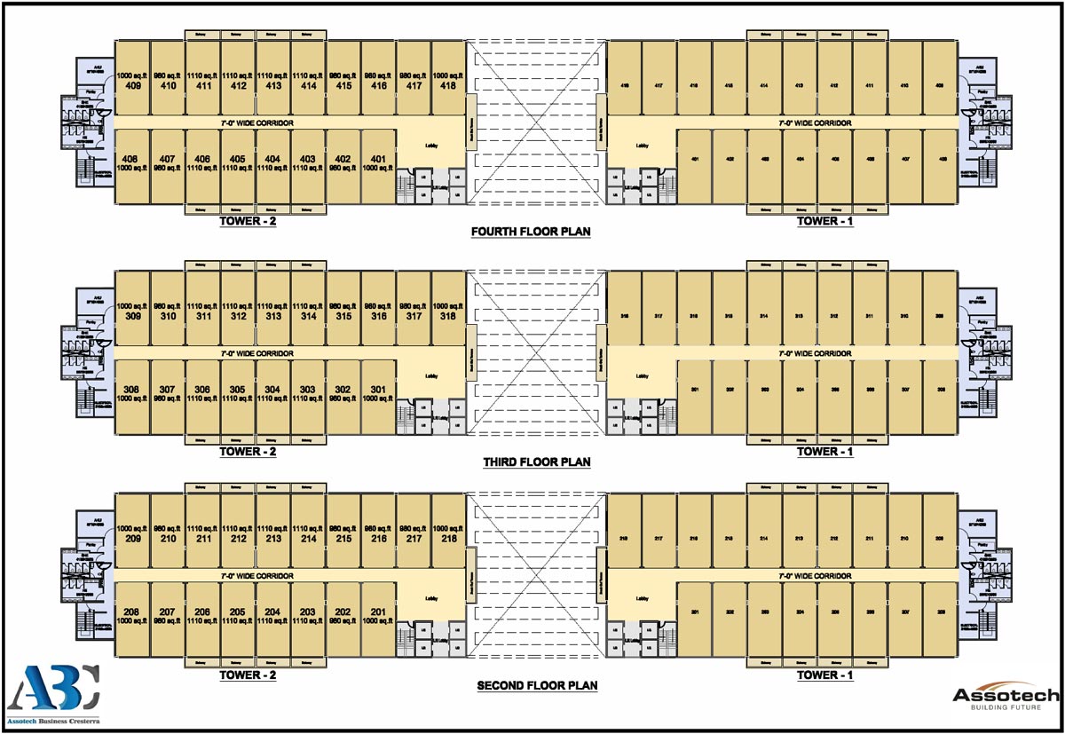 Assotech Business Cresterra Floor Plan
