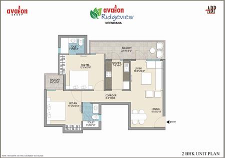 Avalon Ridgeview Neemrana Floor Plan