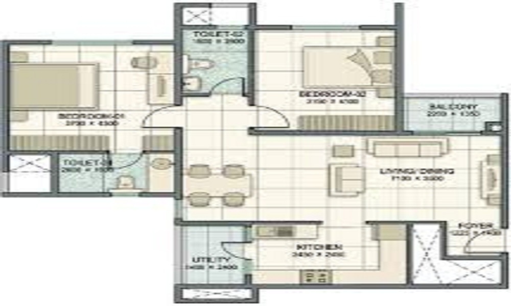 2 BHK+2T Flat for Sale in Kondhwa, Pune