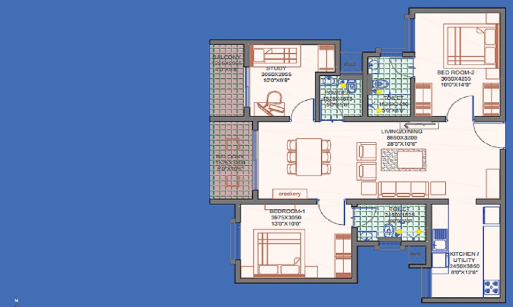 Habitat Eden Heights Floor Plan
