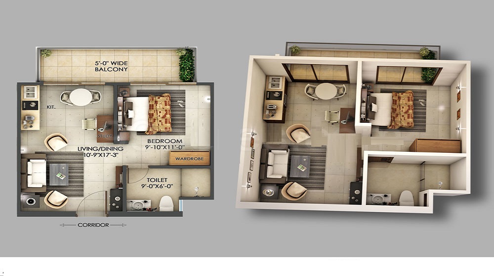 Amrapali High Life 2 Floor Plan