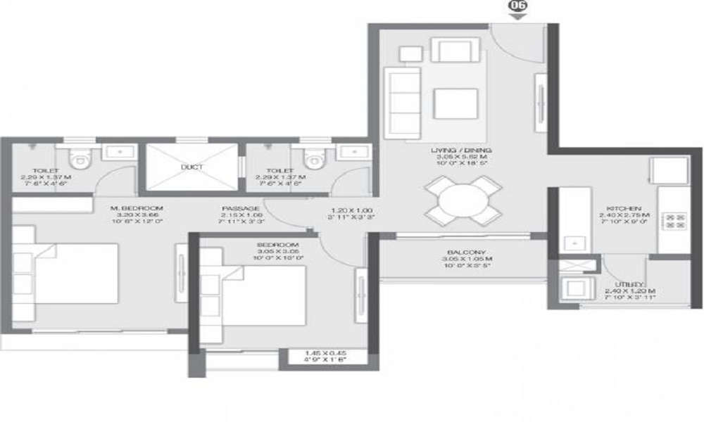 Godrej Golf Meadows Floor Plan
