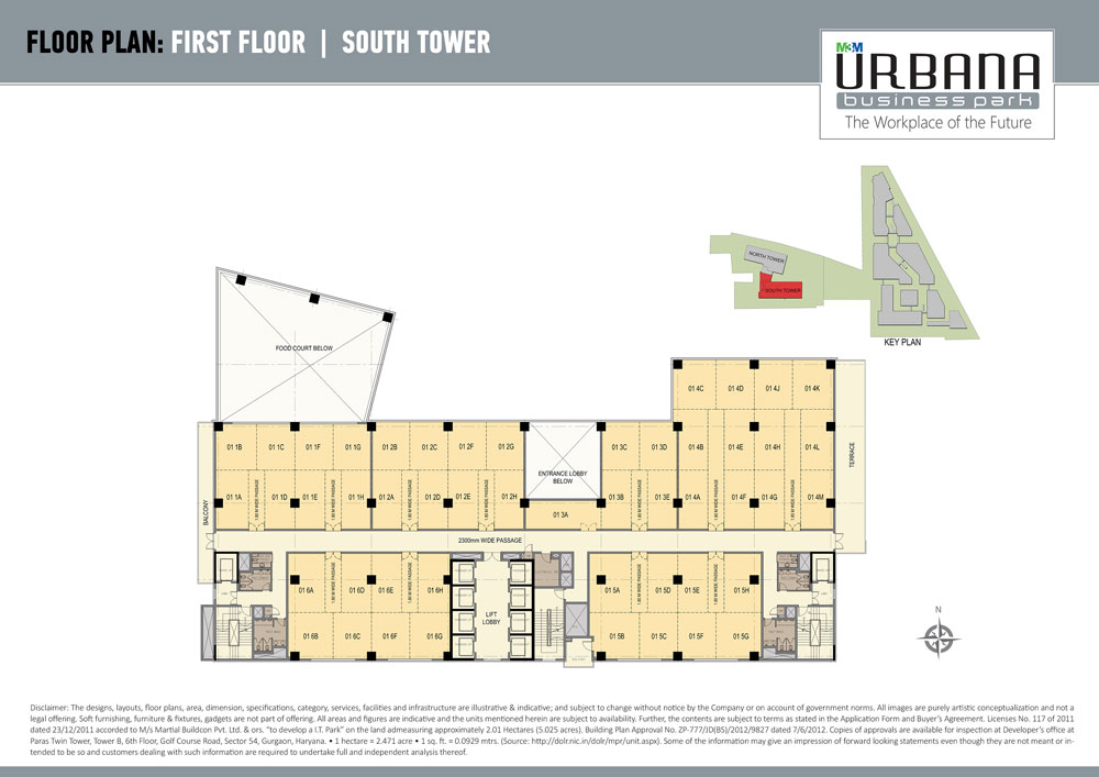 M3M Urbana Floor Plan