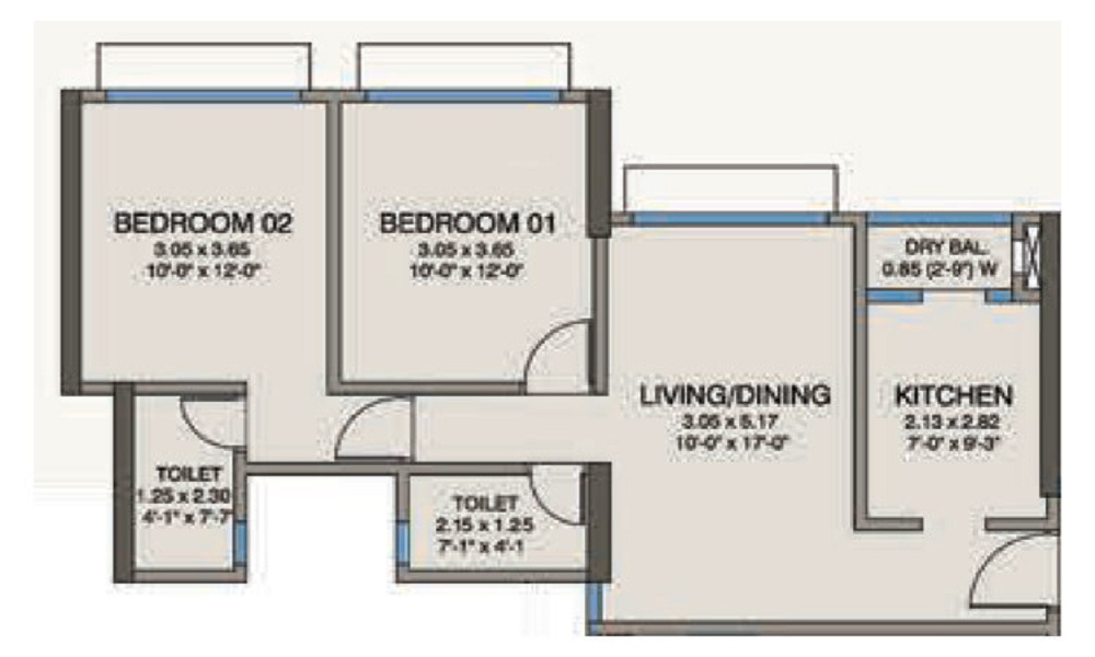 Kanakia Codename Future Floor Plan