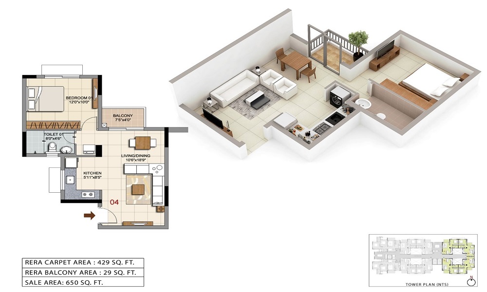 Ozone Urbana Prime Floor Plan