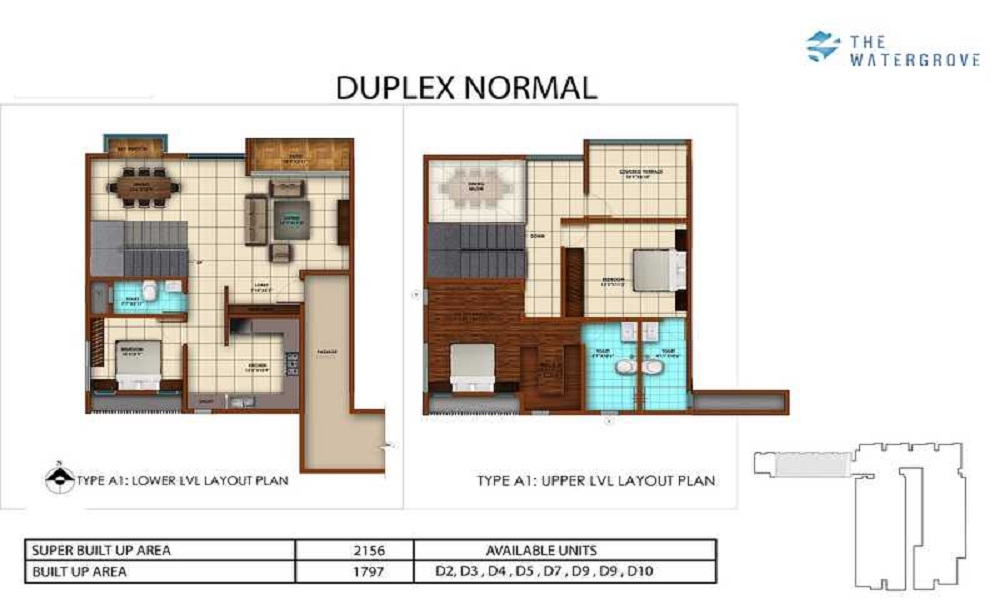 S2 Duplex The Watergrove Floor Plan