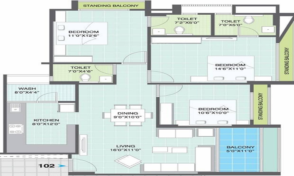 Gala Eternia Floor Plan