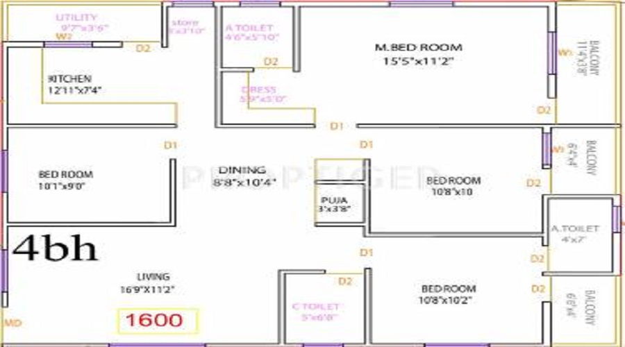 True The North Floor Plan