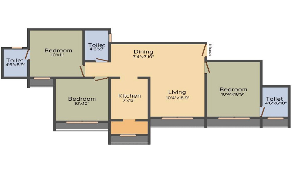 Goyal Orchid Pride Floor Plan