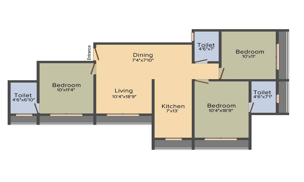 Goyal Orchid Pride Floor Plan