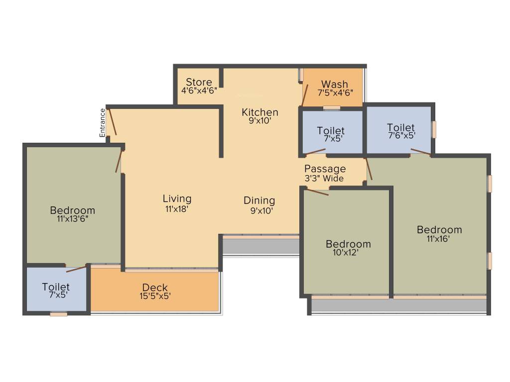 Sun Sky Park Floor Plan