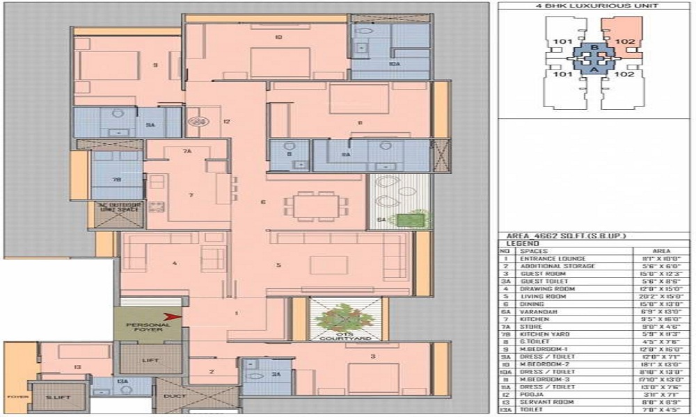 Goyal Riviera One Floor Plan