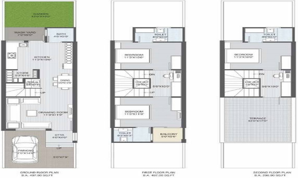 Trijal Bijal Homes Floor Plan