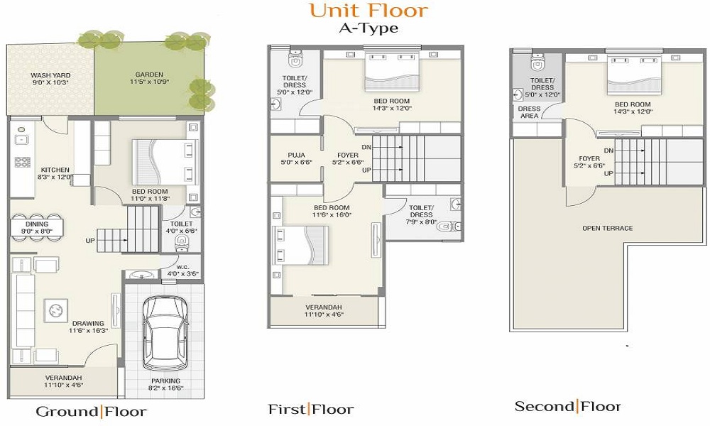 Bhagwat Villa Floor Plan
