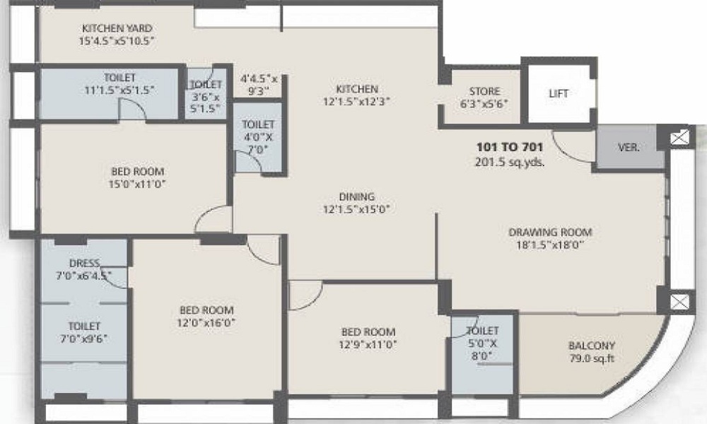 Aavkar Adinath Residency Floor Plan