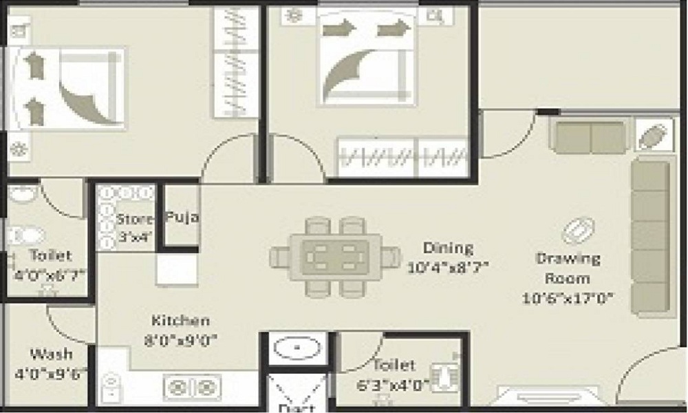 Soham Sanidhya Floor Plan