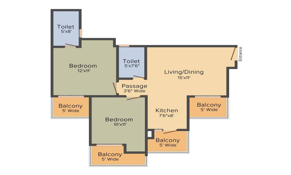 Gulshan Botnia Floor Plan