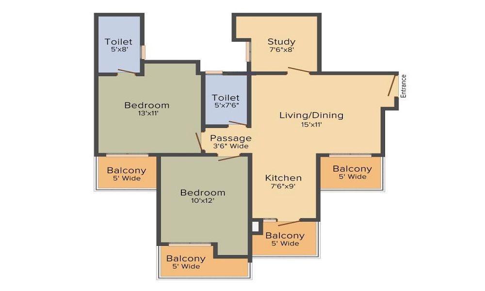 Gulshan Botnia Floor Plan