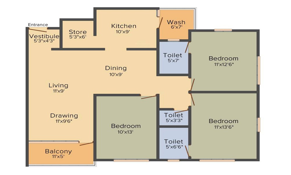 Arjun Spacia Floor Plan
