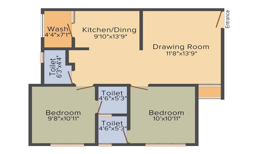Myco Akibah Heights Floor Plan