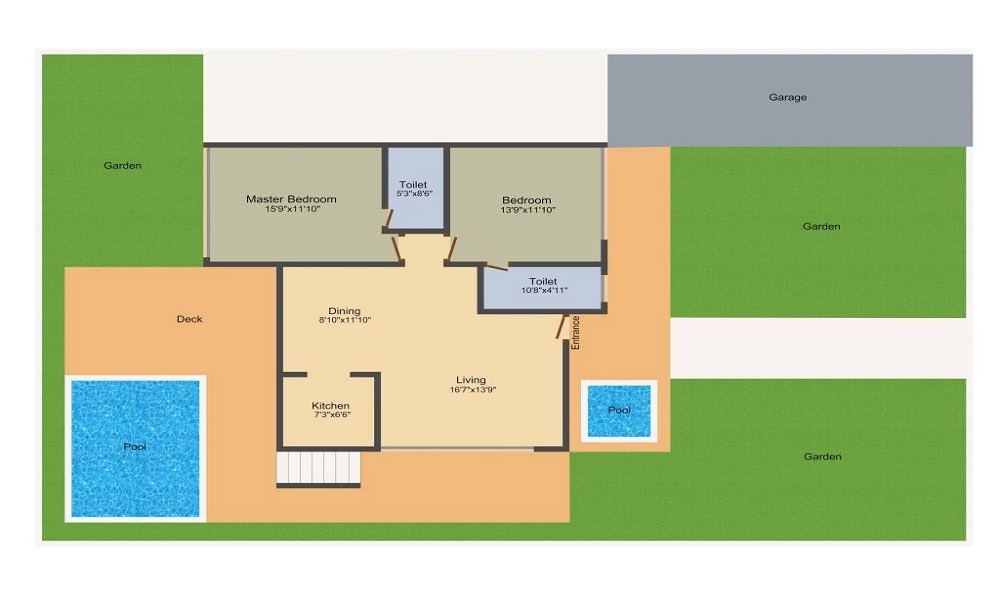 Arvind Beyond Five Villas Floor Plan