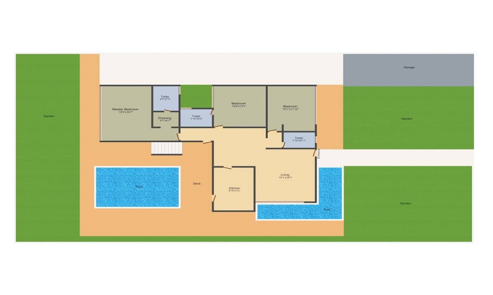 Arvind Beyond Five Villas Floor Plan