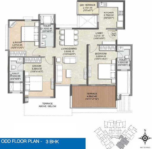 Kalpataru Exquisite Floor Plan
