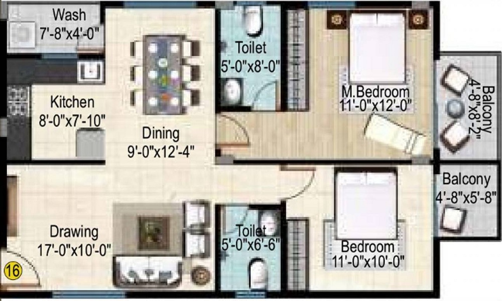 Garuda Vista Floor Plan