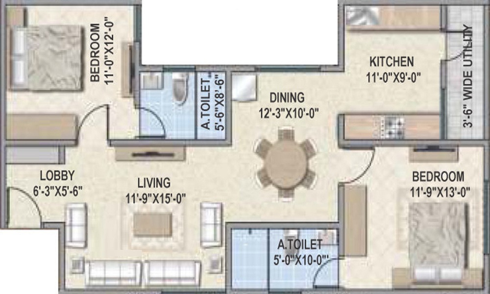 Amigo Estella Floor Plan